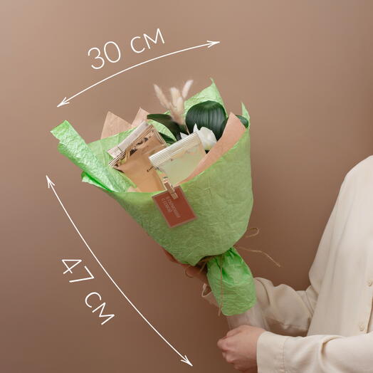 Букет чайно-кофейный «Весенние огни» Кантата