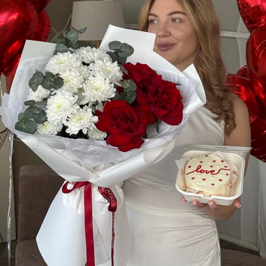 Комбо букет + бенто