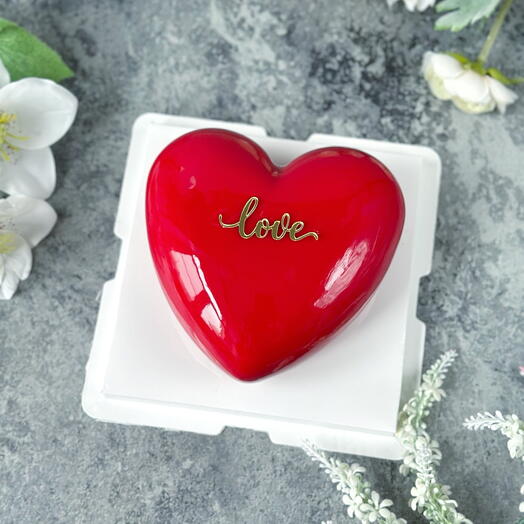 Бенто торт сердце «love»