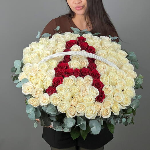 Цветы Букет Art Flowers Контраст чувств