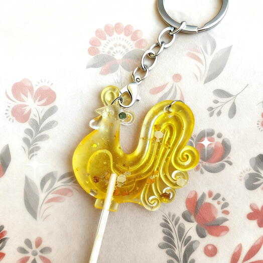 Обвес-брелок Петушок на палочке