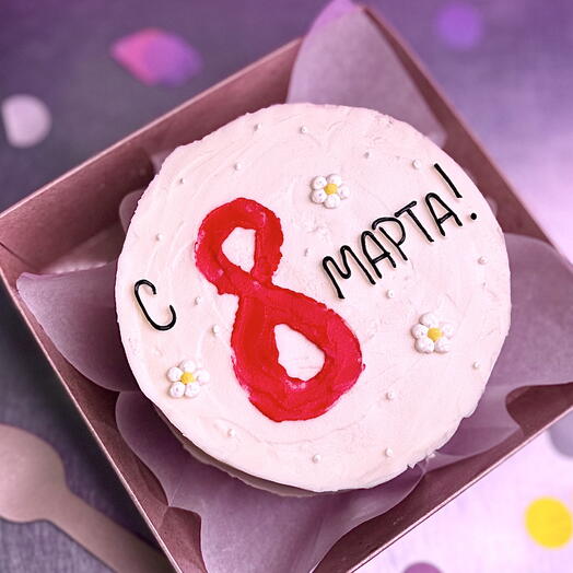 Бенто с 8 марта восьмерка
