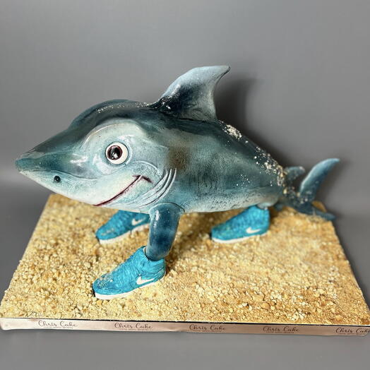 3d торт акула
