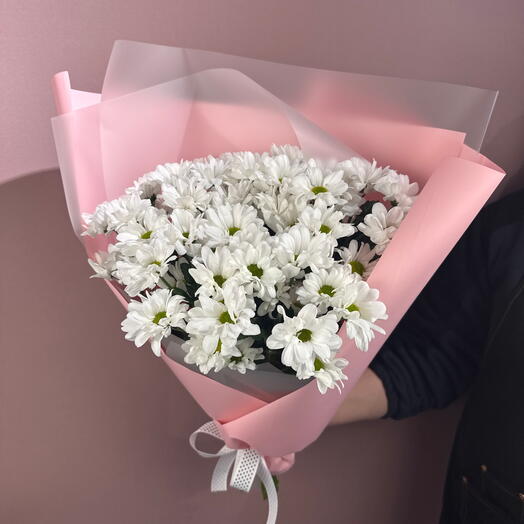 Букет из хризантемы ромашки