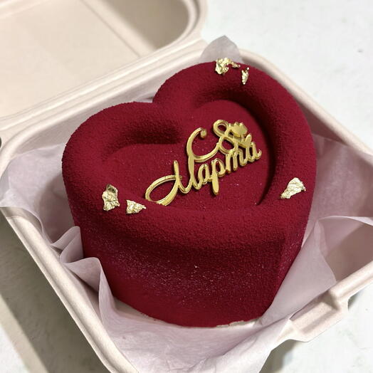 Муссовый бенто торт на 8 марта