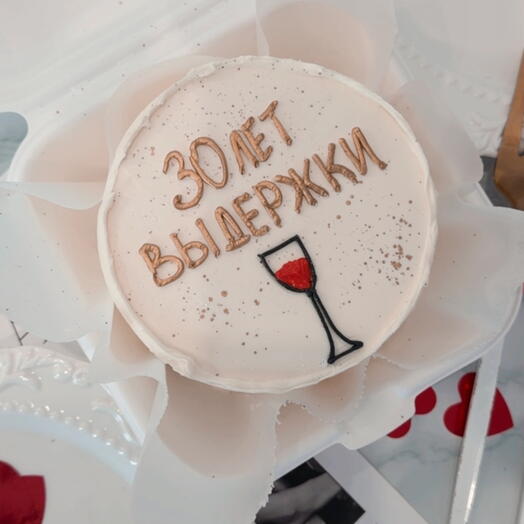 Бенто торт «30 лет выдержки»