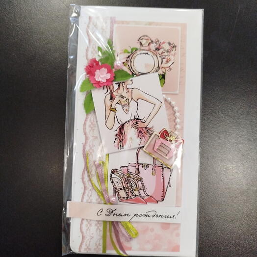 Открытка ручной работы 8