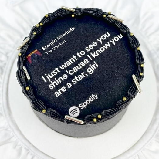 Торт ламбет для подруги с фотопечатью