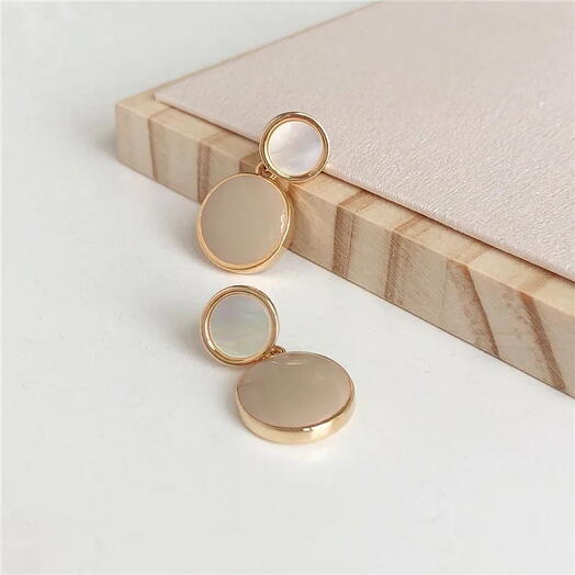 Серьги «Duo Circle» любимой девушке / жене / маме / девушке