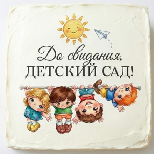 Торт До свидания, детский сад! 20 порций, 3,5 кг