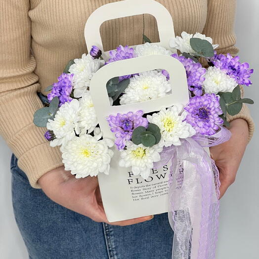 Композиция из хризантемы fresh flowers