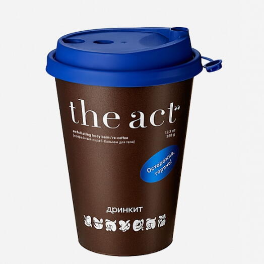 Кофейный скраб-бальзам для тела The Act x Дринкит