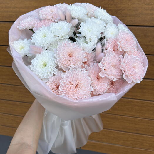Букет из нежной хризантемы 🌸