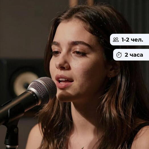 На повторе. Запись песни с видеоклипом