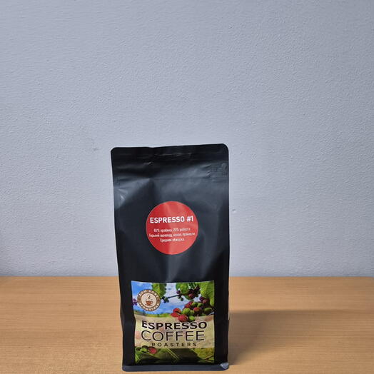 Зерновой кофе свежая обжарка
Дом Кофе "Ароматика" ESPRESSO 1 смесь 80/20, 1 кг