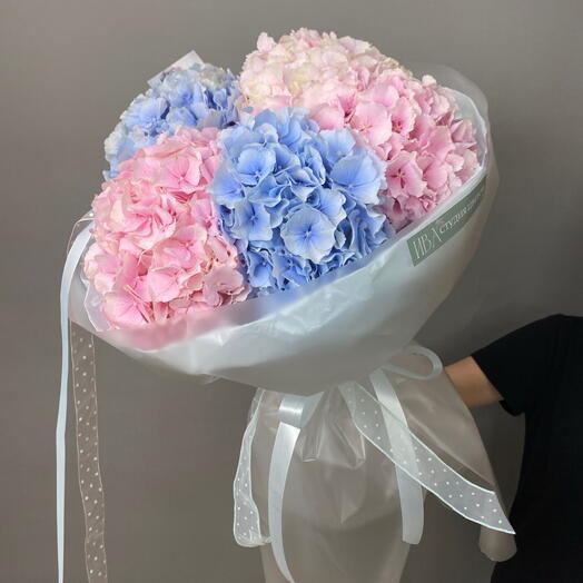 Гортензии Премиум большой букет 🌸
