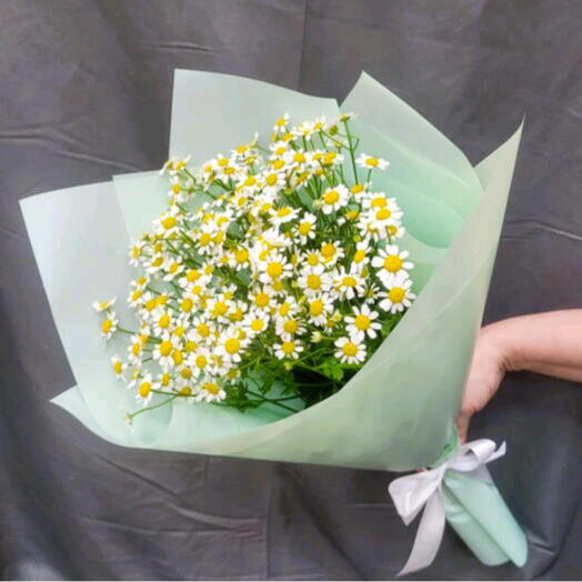 Букет из 5 кустовых ромашек