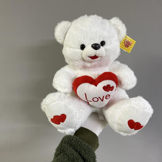 Игрушка «Мишка с сердечком Love 32см»