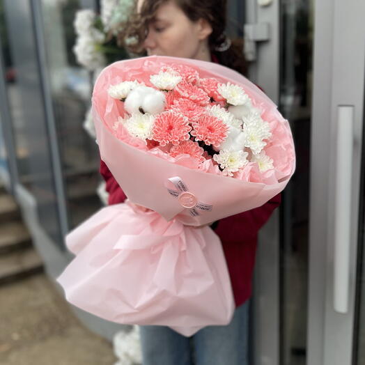 Яркие хризантемы