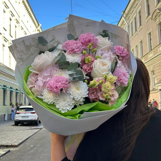 Букет «зеленый сад»