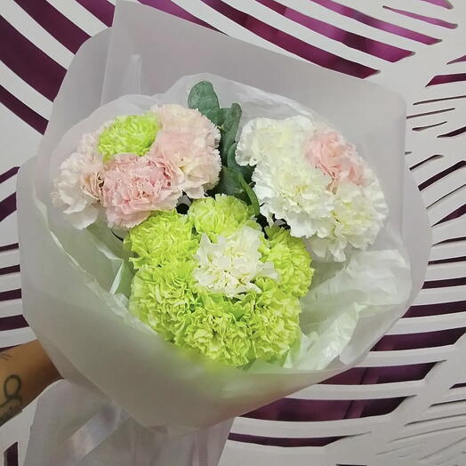 Монобукет с ароматными диантусами🌸