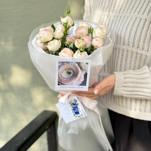 Mademoiselle mini  💐🦄🍀 из очаровательных пионовидных кустовых роз
