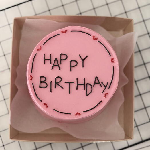 Бенто торт Happy Birthday маме/бабушке/жене/сестре/подруге в подарок на день рождения
