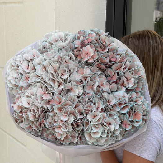 Cosmic hydrangea mono bouquet M size