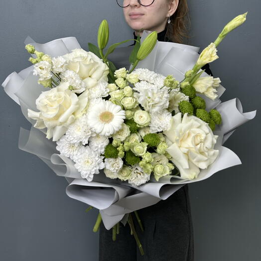 Букет с французскими розами