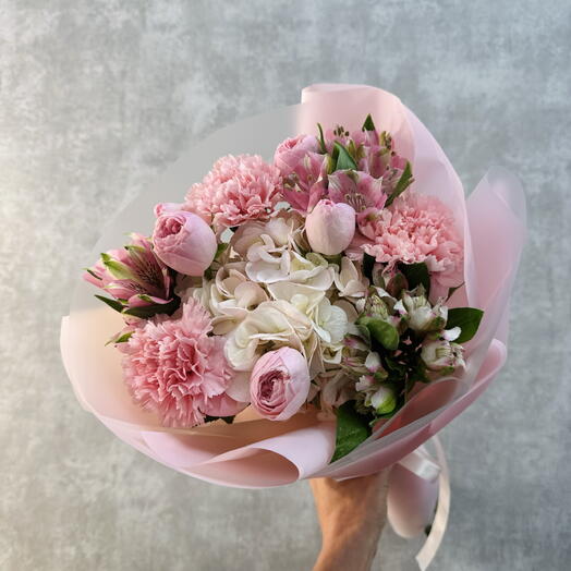 Нежно розовый букет 🌸💕🤩девушке