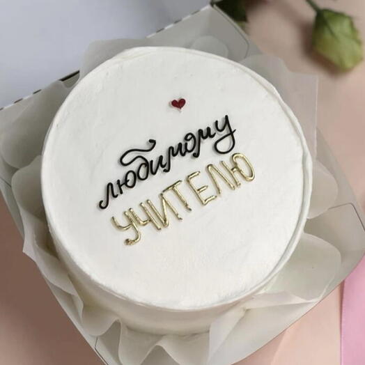 Бенто торт учителю
