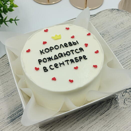 Бенто торт на день рождения "Королевы рождаются"