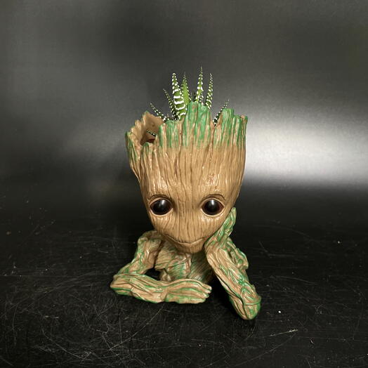 Planter Groot with succulent