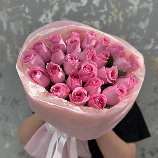 🌸Букет из шикарных розовых роз. Кения