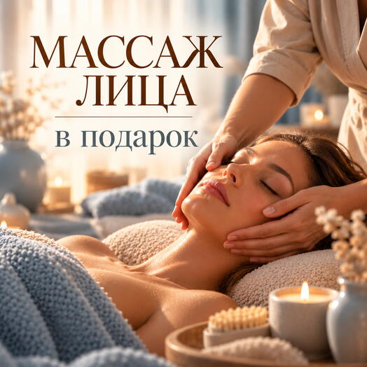 МАССАЖ ЛИЦА В ПОДАРОК