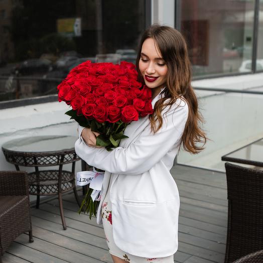 39 rosas 50 cm Premium (Ecuador)