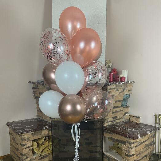Birthday balloons, 12 pieces