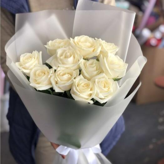¡Promoción ! Un ramo de rosas blancas