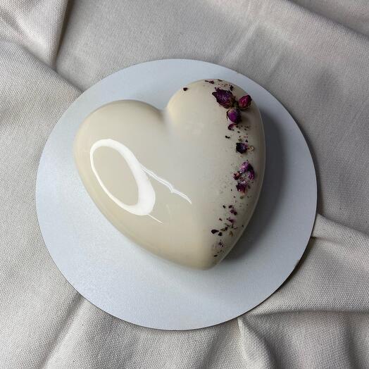 Pastel de mousse "corazón Frío"
