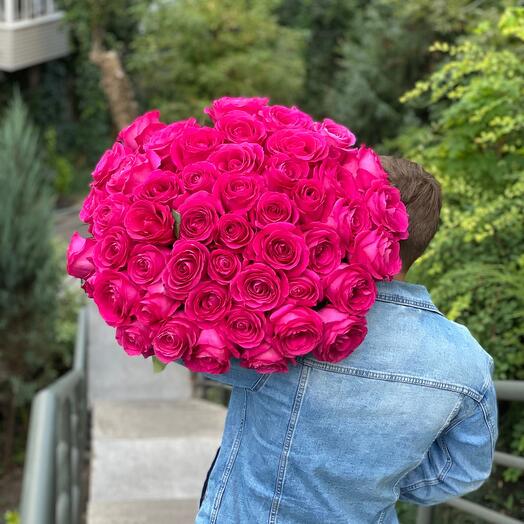 VIP bouquet "Pink Floyd" 70cm