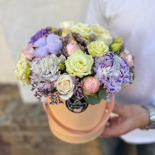 Caja de flores Mon amour