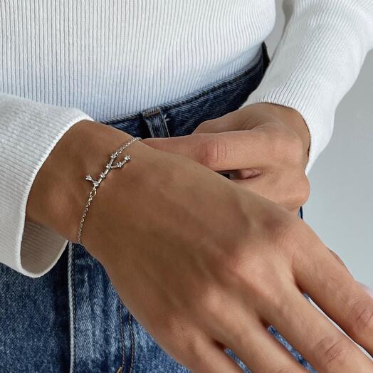 Pulsera signo del zodiaco Virgo en Caja de regalo