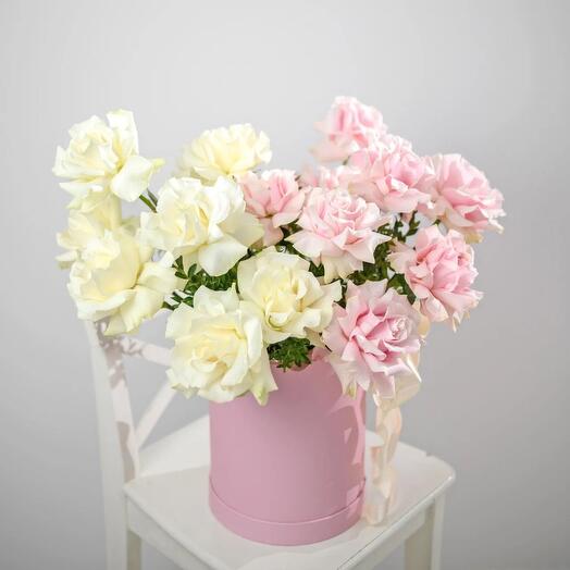 Composition in the box "French rose"