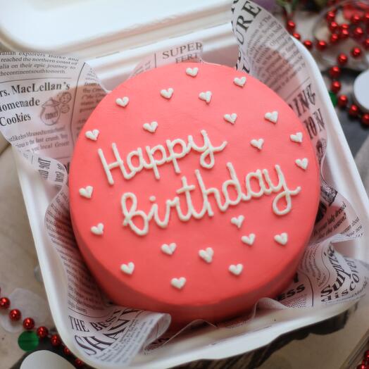 Цветной бенто-торт "Happy Birthday"