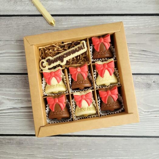 Conjunto de chocolate surtido "con graduación"