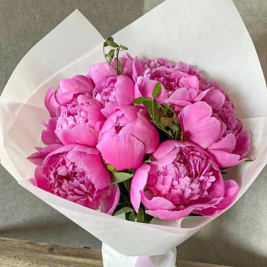 Raspberry peonies