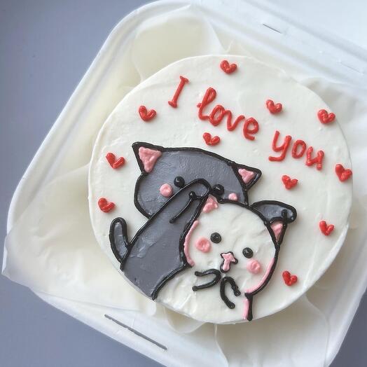 Бенто-торт I love you
