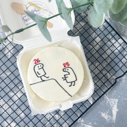 Бенто торт на день рождения с человечками