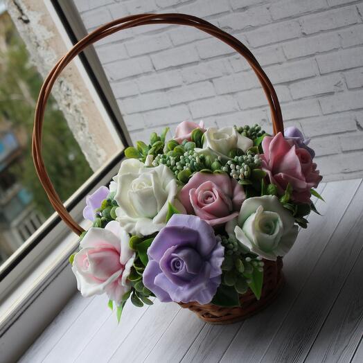 Букет Розы из мыла ручной работы