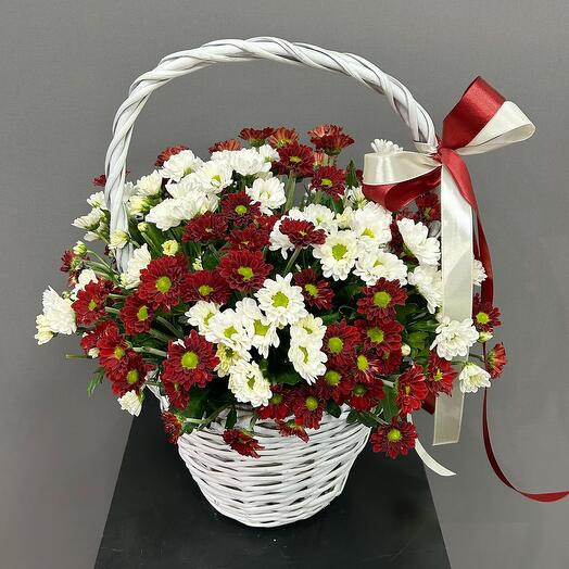 Микс из сантини в корзине